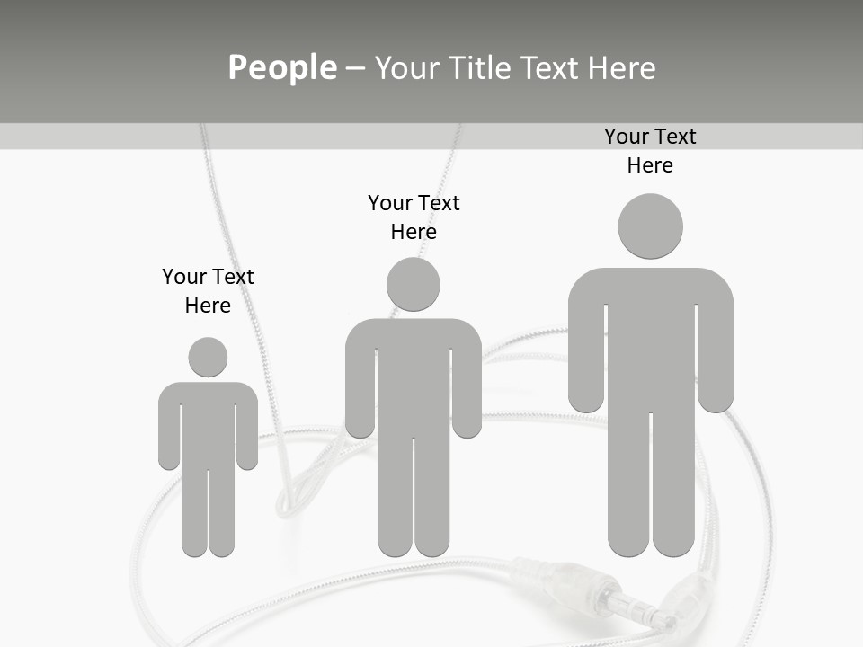 White Enjoyment Accessory PowerPoint Template