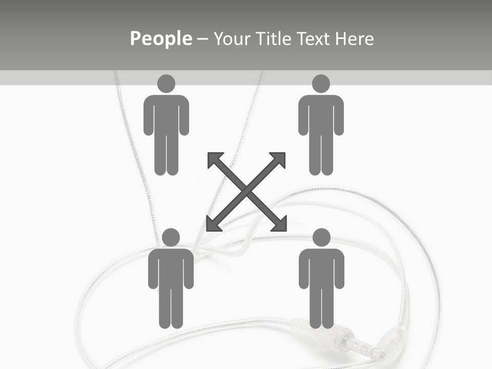 White Enjoyment Accessory PowerPoint Template