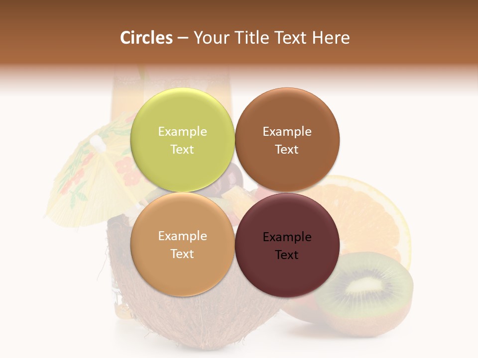 Coco Meal Slice PowerPoint Template