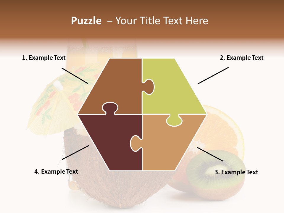 Coco Meal Slice PowerPoint Template