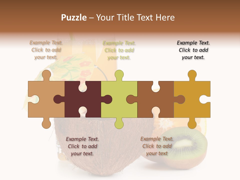 Coco Meal Slice PowerPoint Template