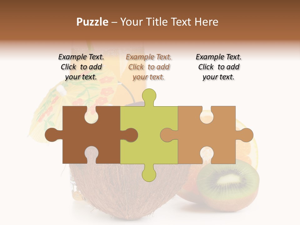 Coco Meal Slice PowerPoint Template