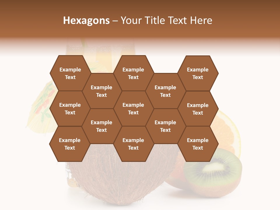 Coco Meal Slice PowerPoint Template