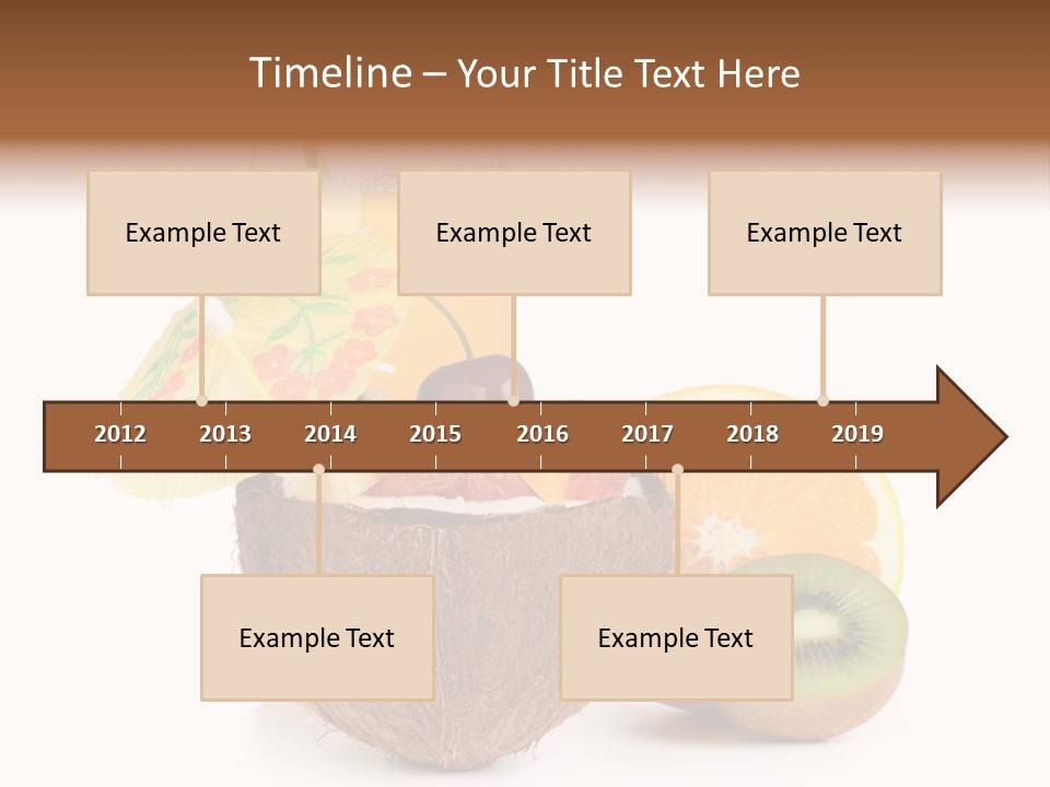 Coco Meal Slice PowerPoint Template