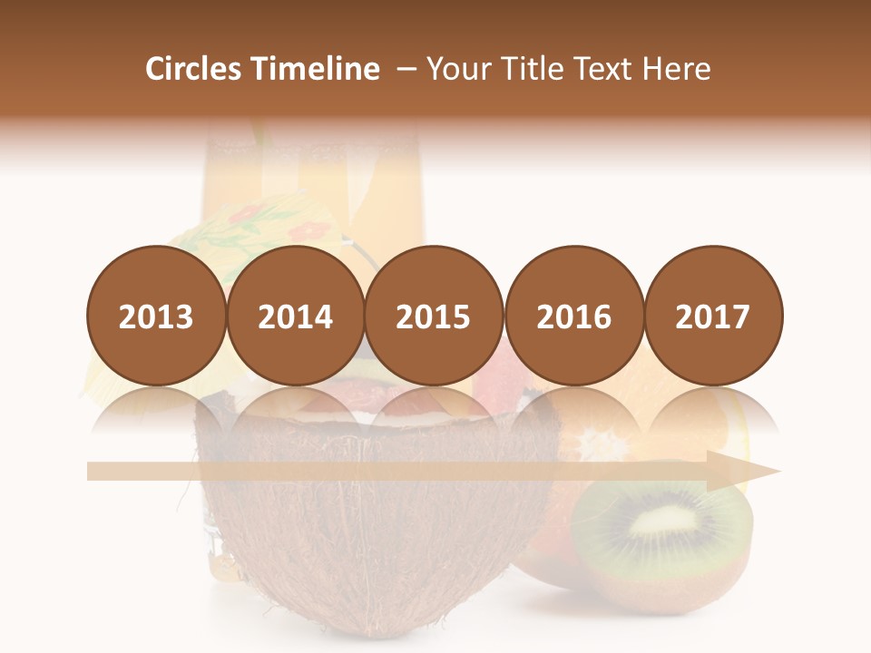 Coco Meal Slice PowerPoint Template