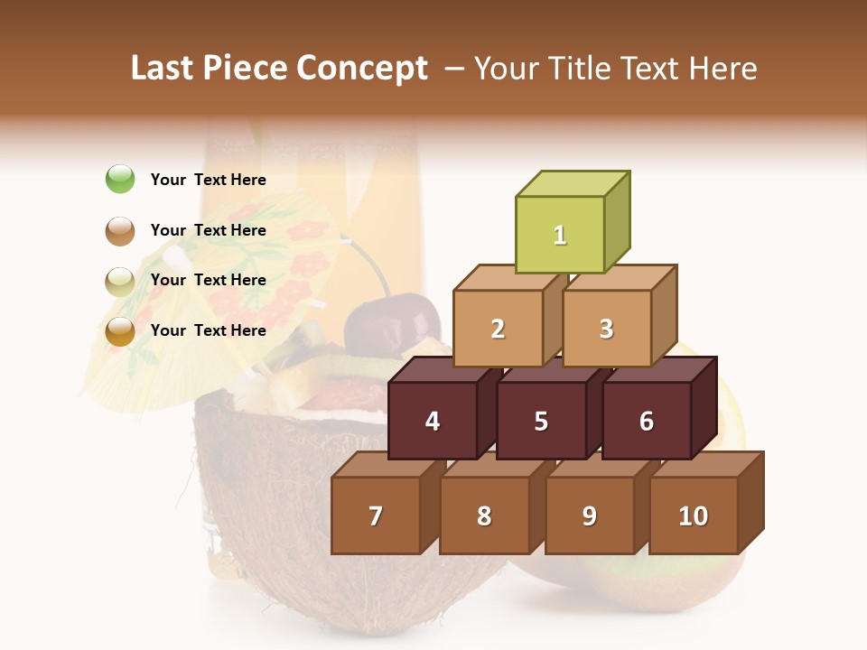 Coco Meal Slice PowerPoint Template