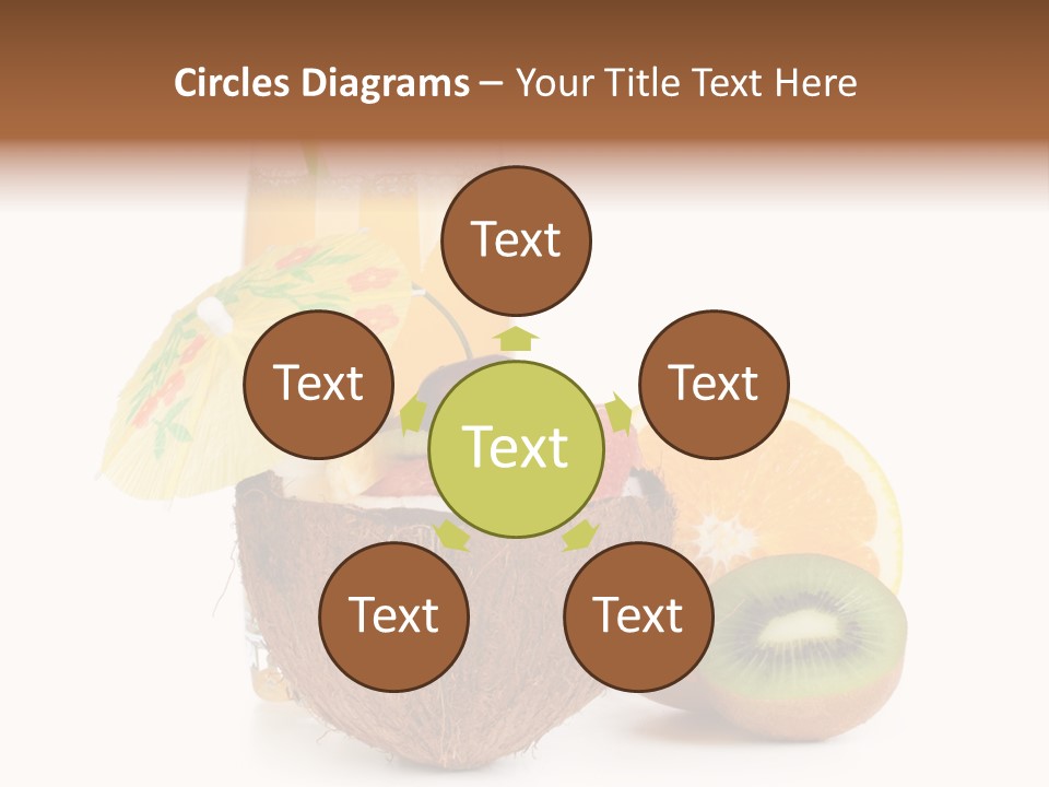 Coco Meal Slice PowerPoint Template