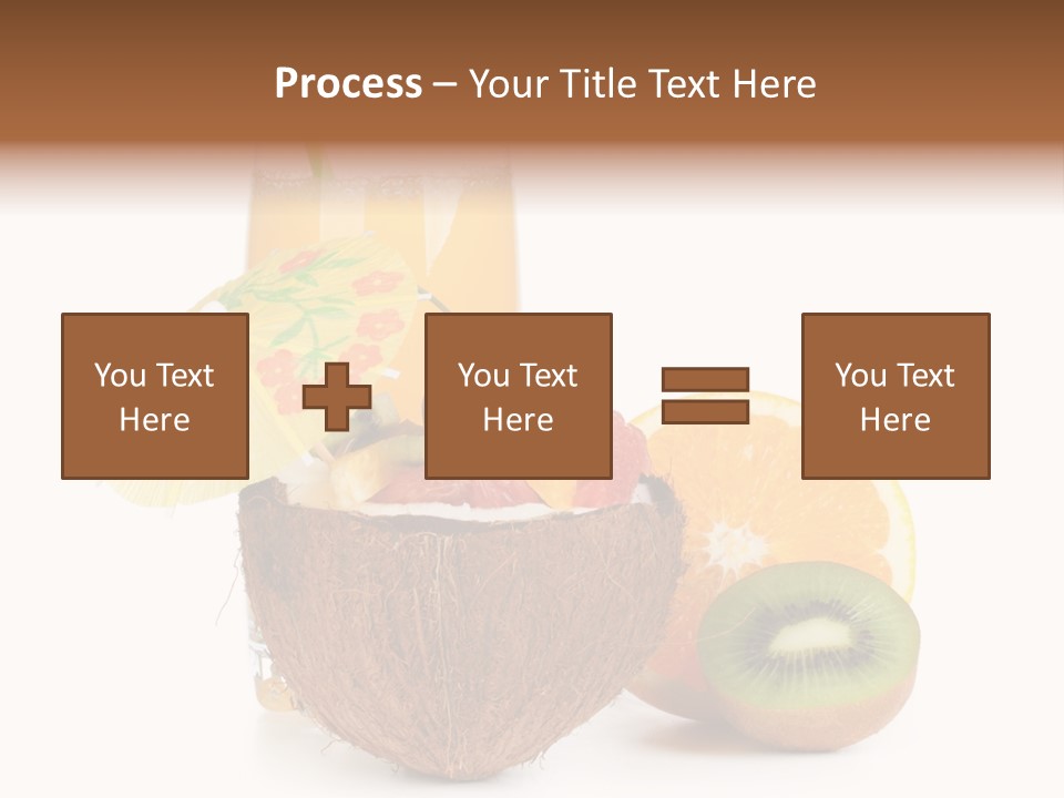 Coco Meal Slice PowerPoint Template