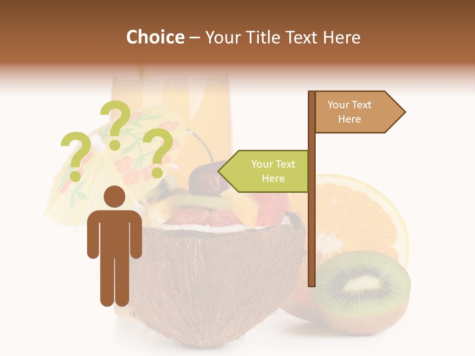 Coco Meal Slice PowerPoint Template