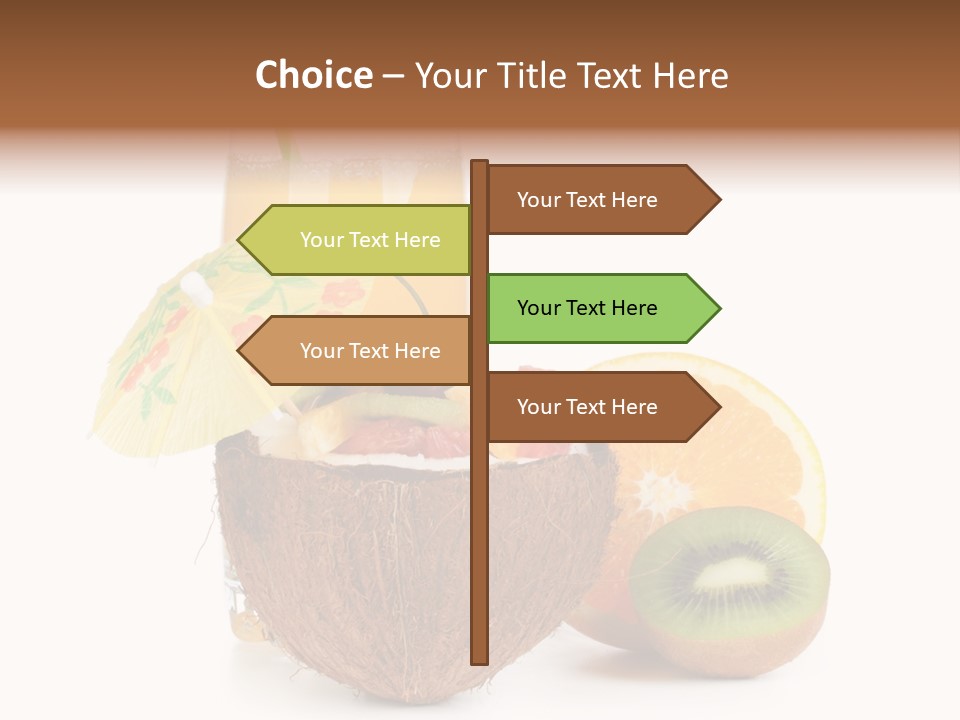 Coco Meal Slice PowerPoint Template