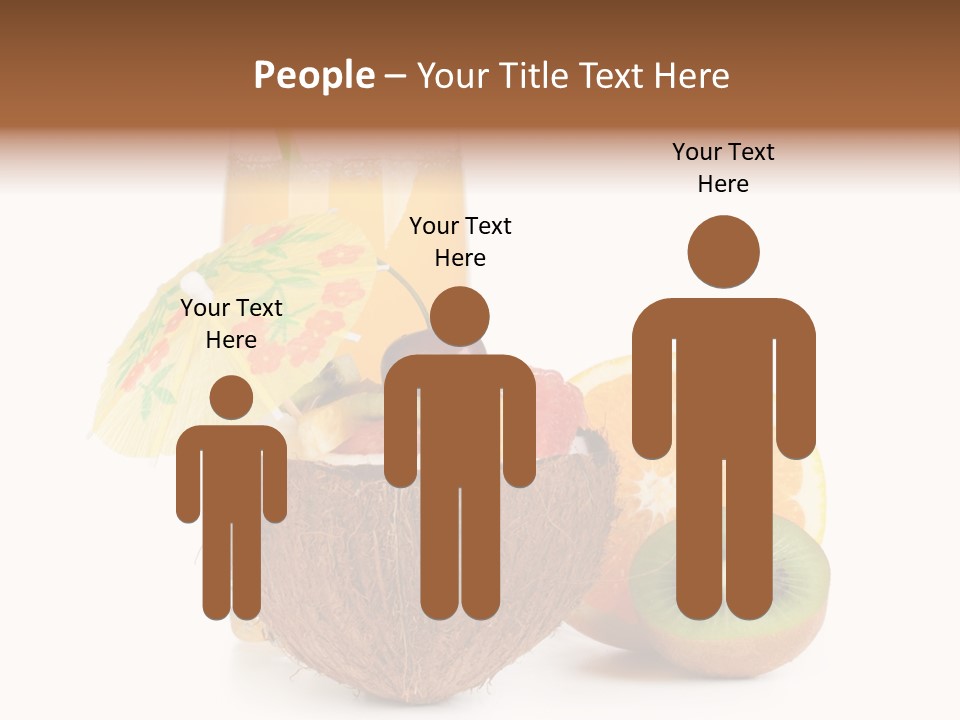 Coco Meal Slice PowerPoint Template