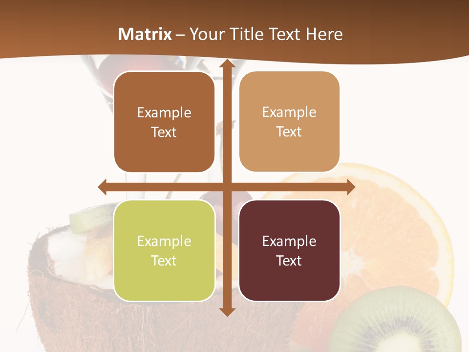 Meal Glass Martini PowerPoint Template