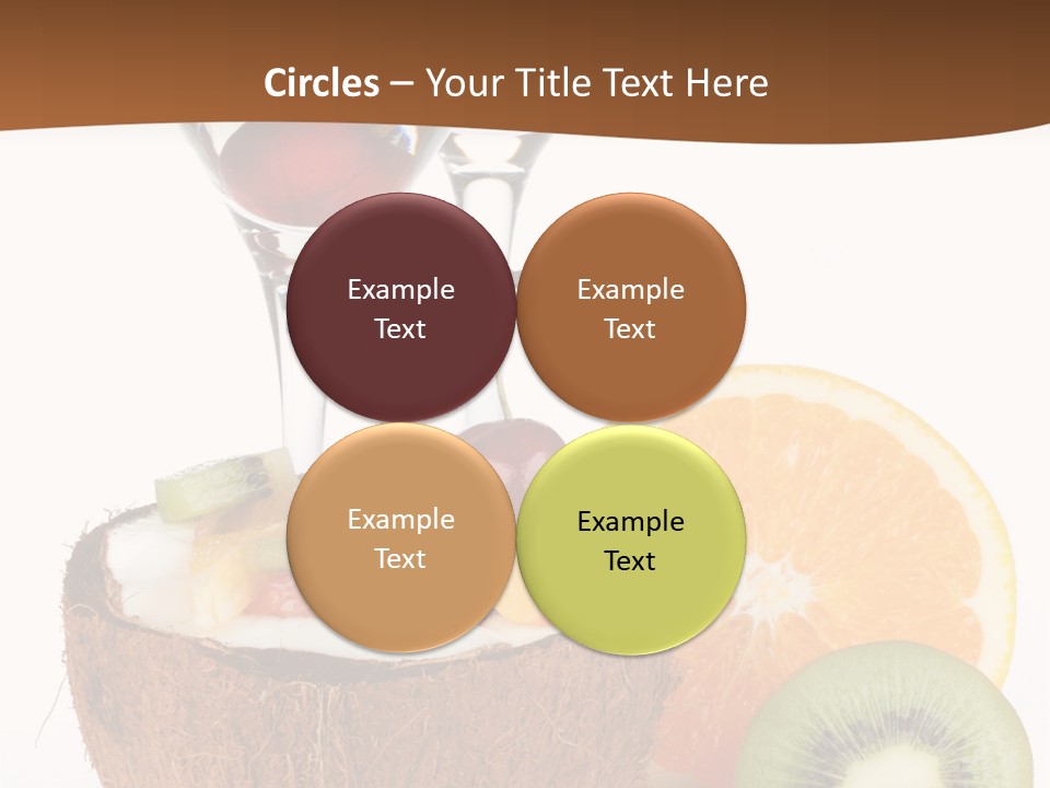 Meal Glass Martini PowerPoint Template