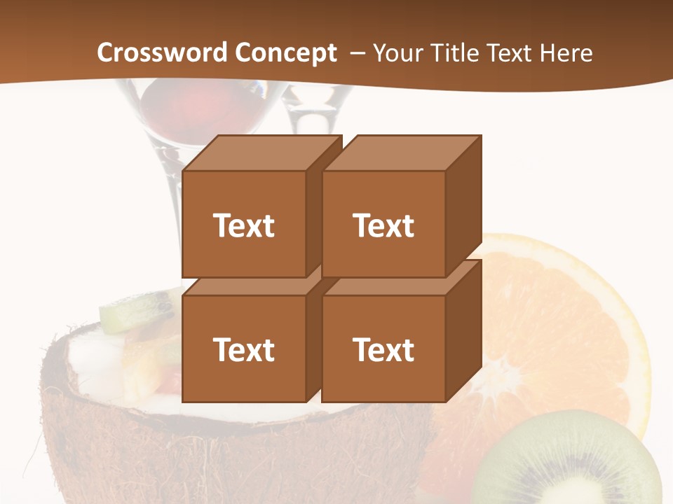 Meal Glass Martini PowerPoint Template