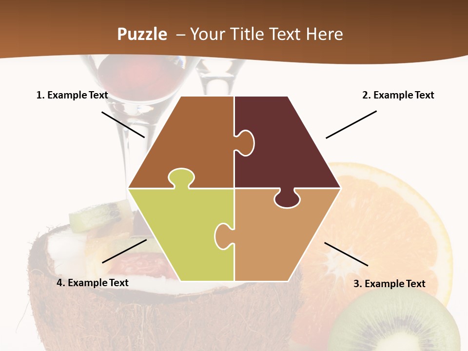 Meal Glass Martini PowerPoint Template