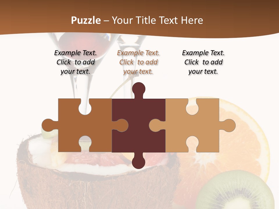 Meal Glass Martini PowerPoint Template