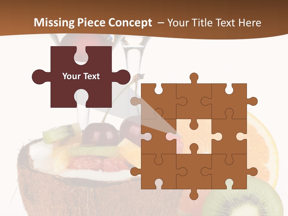 Meal Glass Martini PowerPoint Template