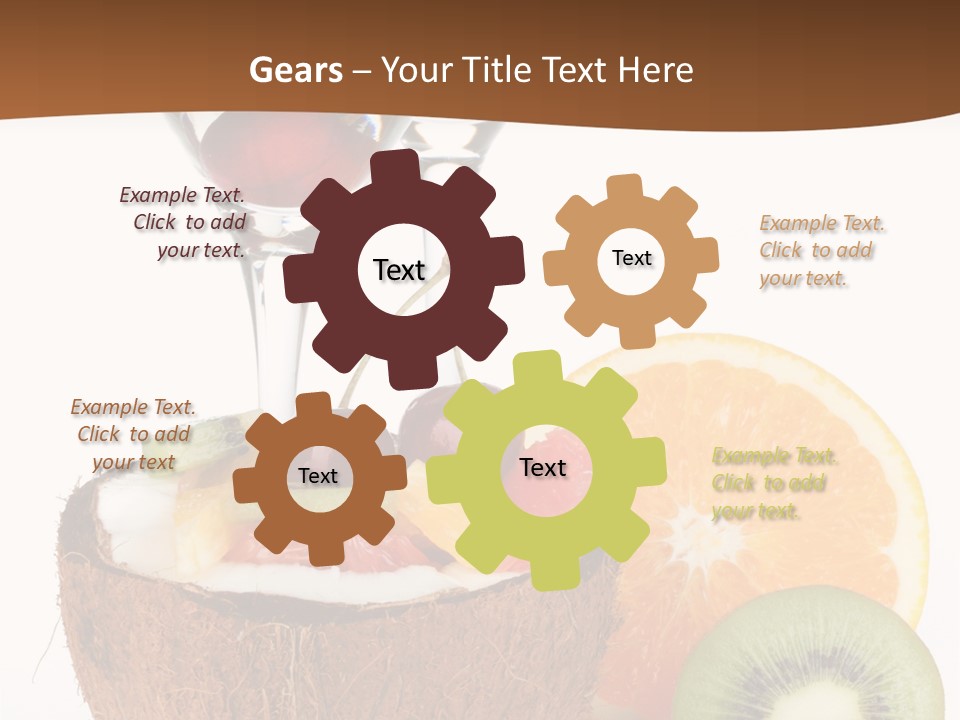 Meal Glass Martini PowerPoint Template