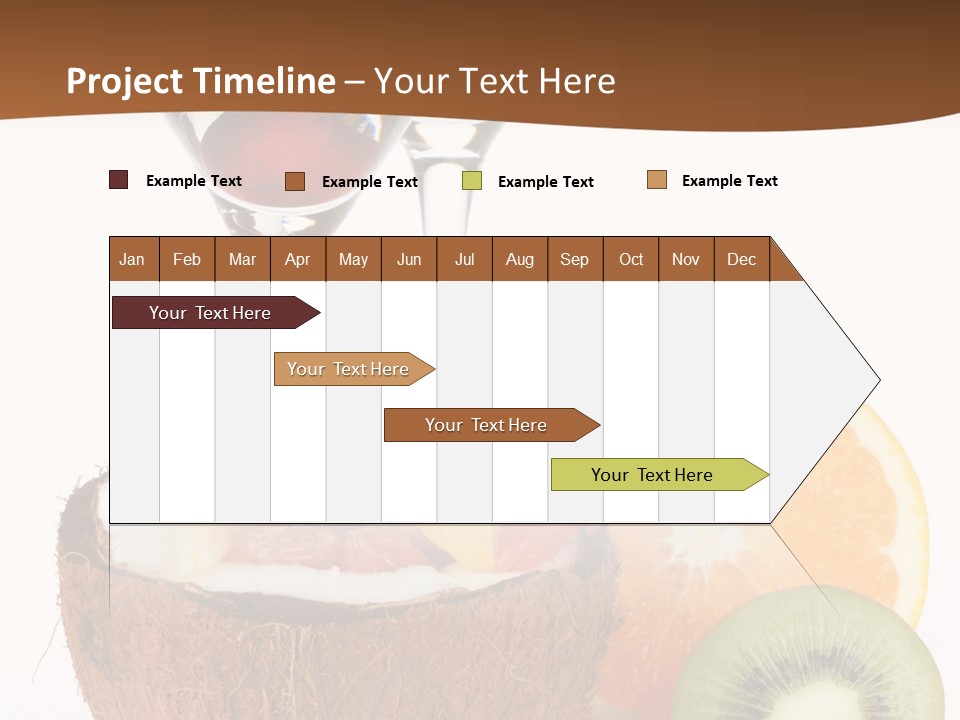 Meal Glass Martini PowerPoint Template
