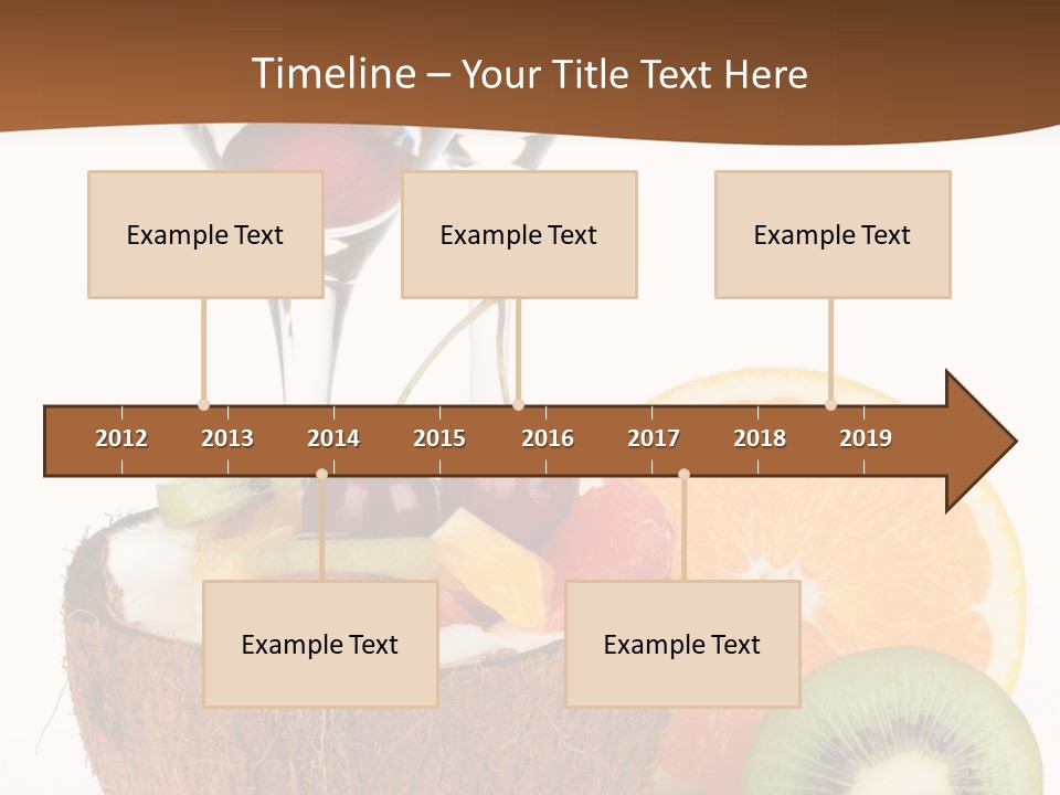 Meal Glass Martini PowerPoint Template