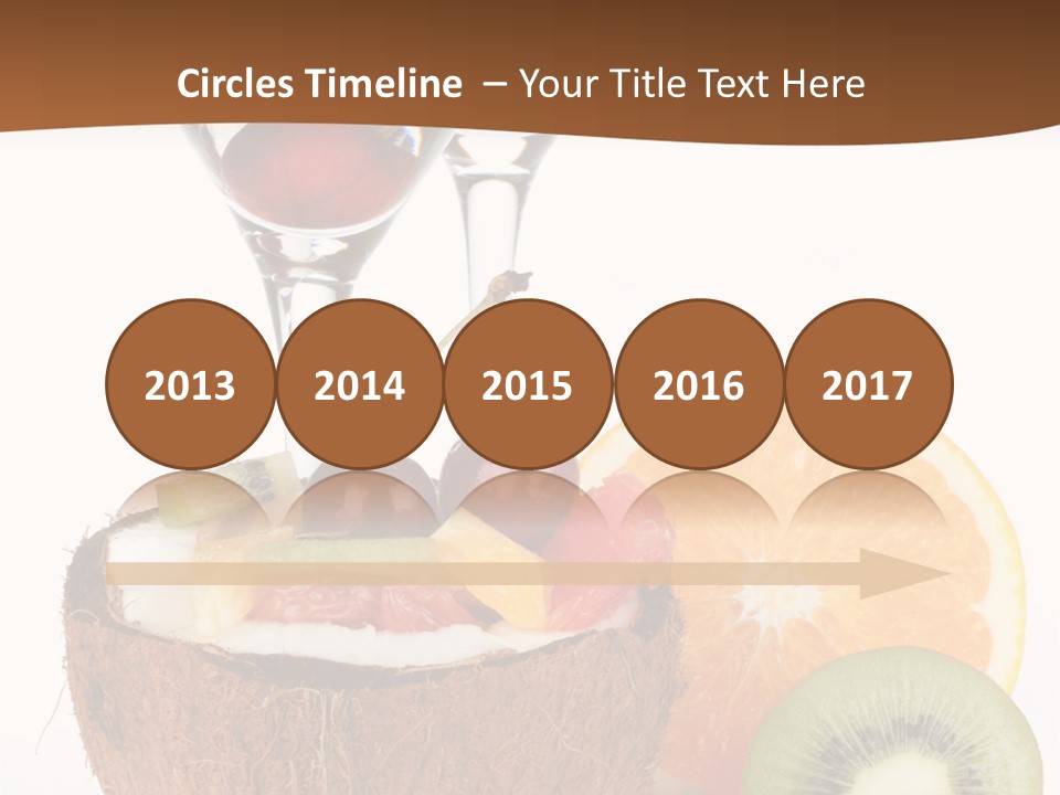 Meal Glass Martini PowerPoint Template