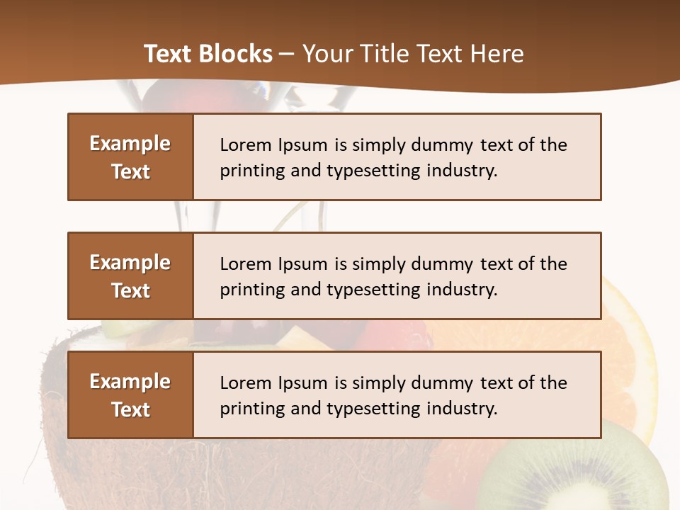 Meal Glass Martini PowerPoint Template