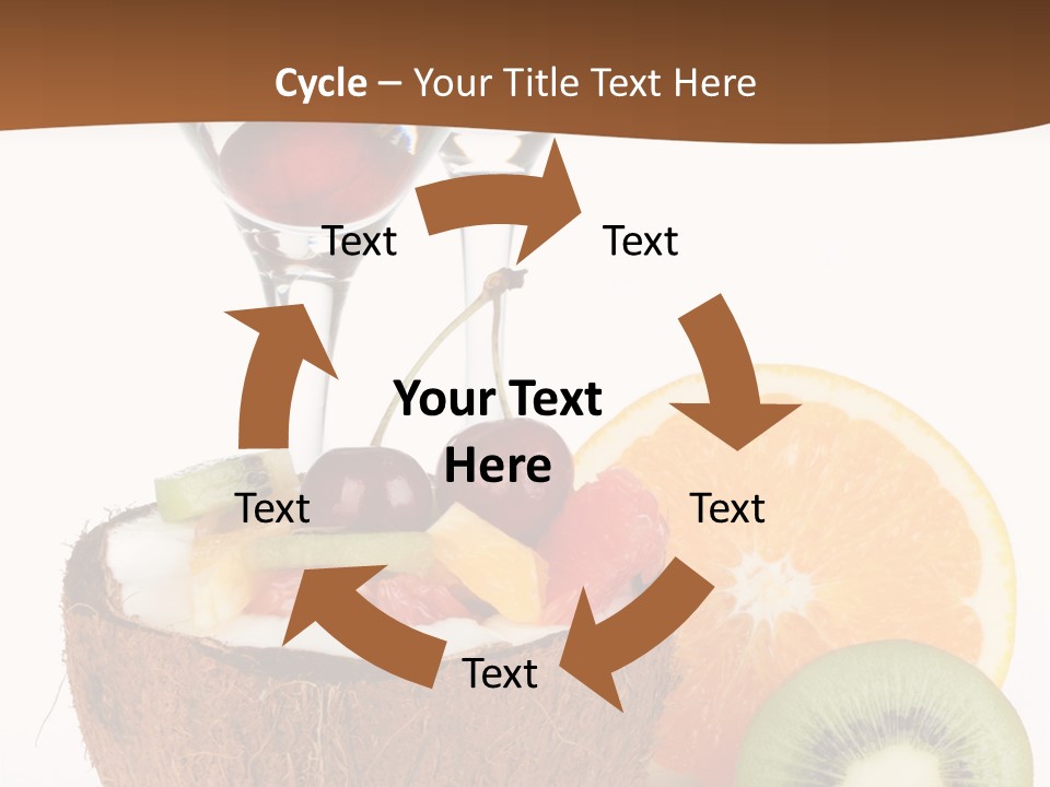 Meal Glass Martini PowerPoint Template