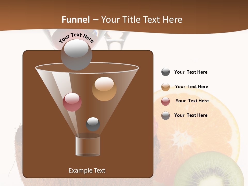 Meal Glass Martini PowerPoint Template