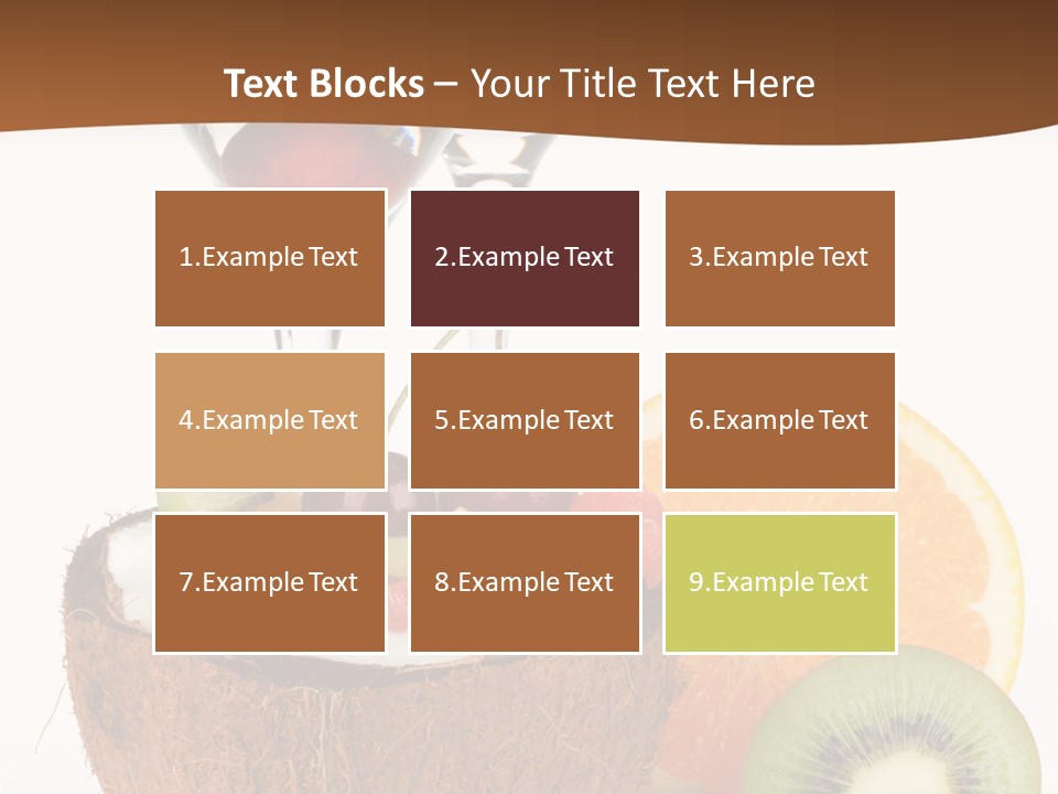 Meal Glass Martini PowerPoint Template