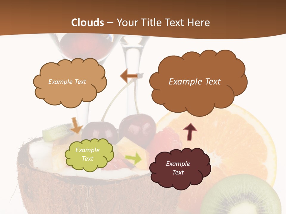 Meal Glass Martini PowerPoint Template