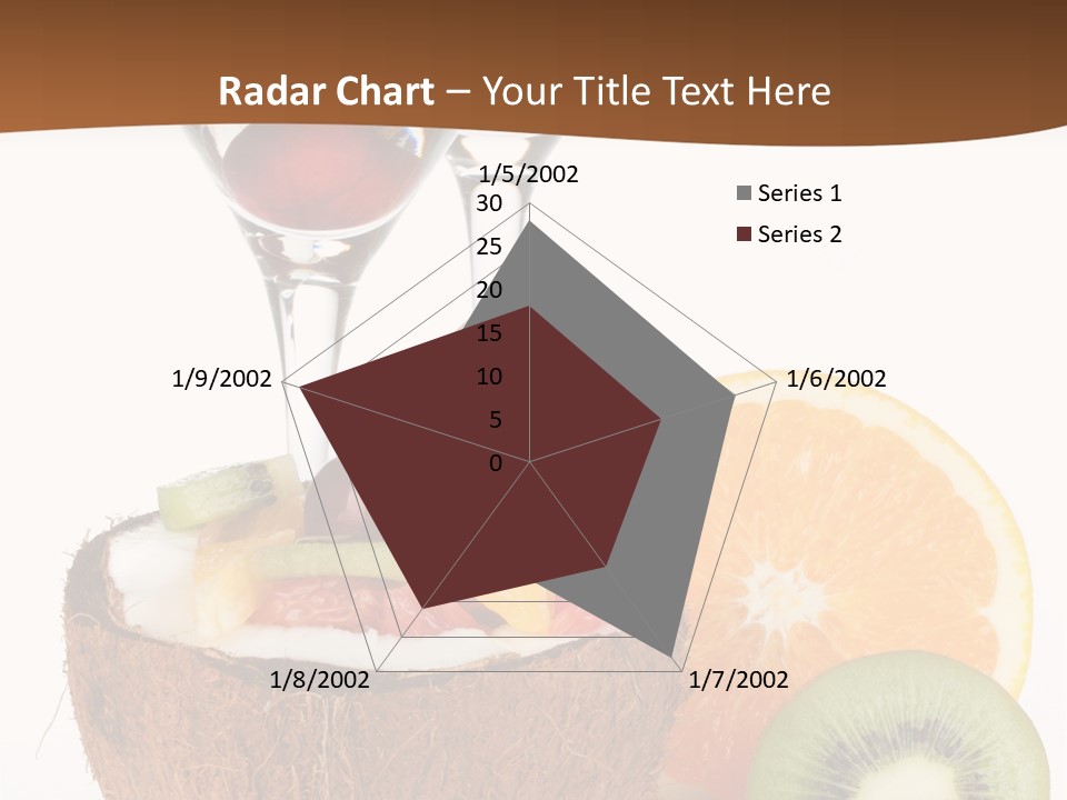 Meal Glass Martini PowerPoint Template