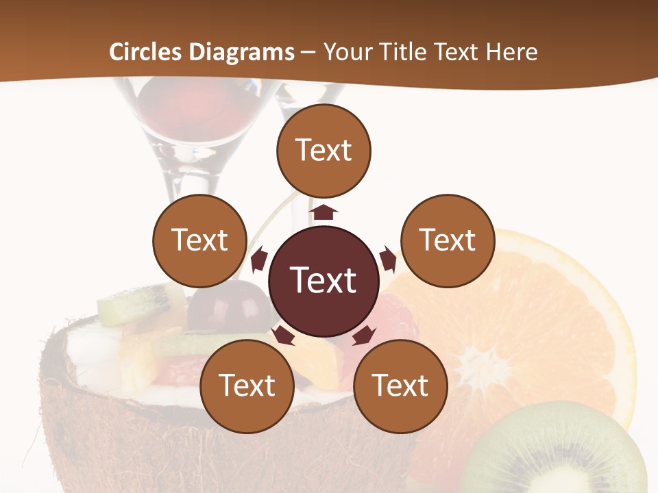 Meal Glass Martini PowerPoint Template