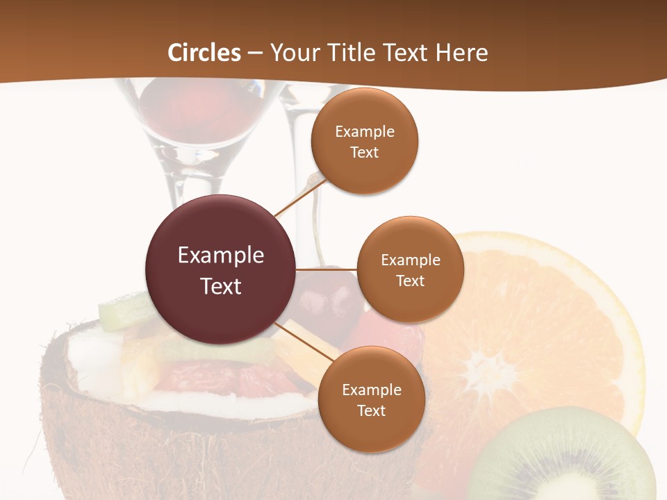 Meal Glass Martini PowerPoint Template