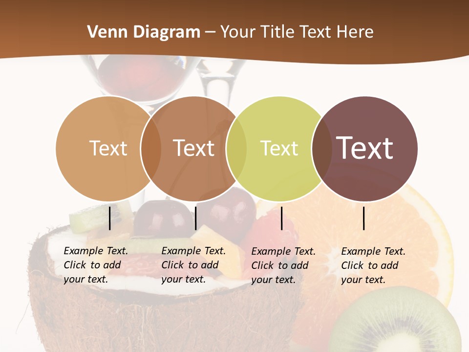 Meal Glass Martini PowerPoint Template