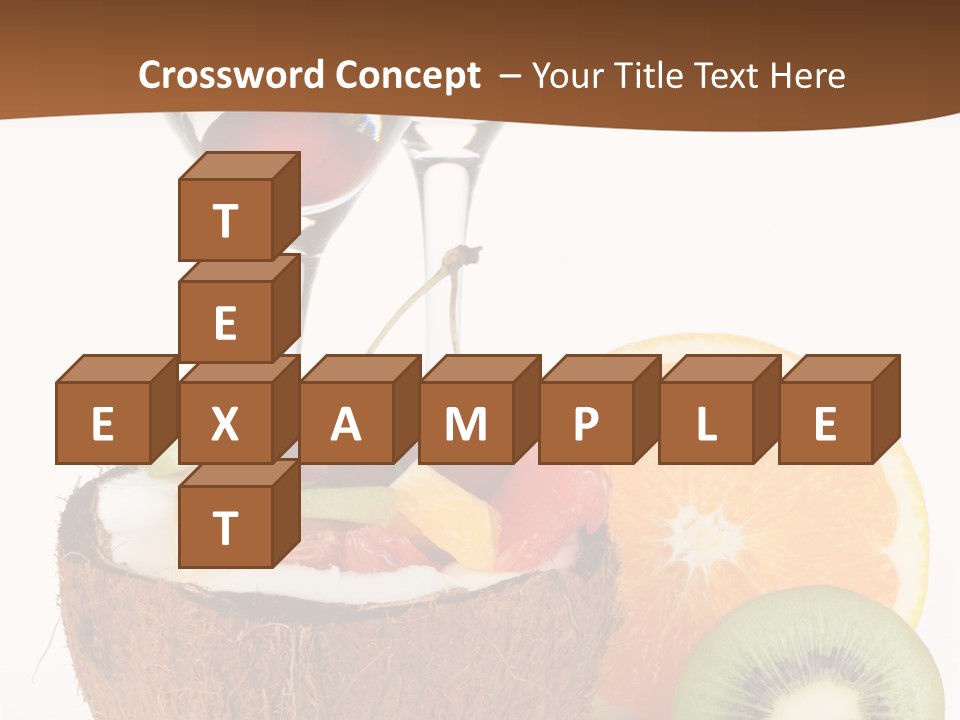 Meal Glass Martini PowerPoint Template