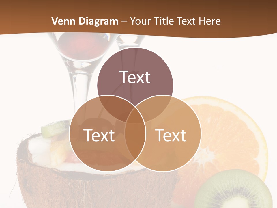 Meal Glass Martini PowerPoint Template