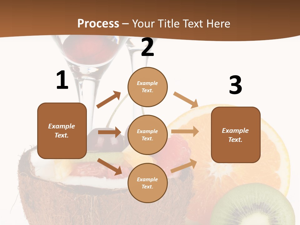 Meal Glass Martini PowerPoint Template