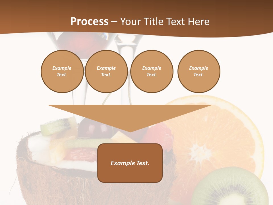 Meal Glass Martini PowerPoint Template