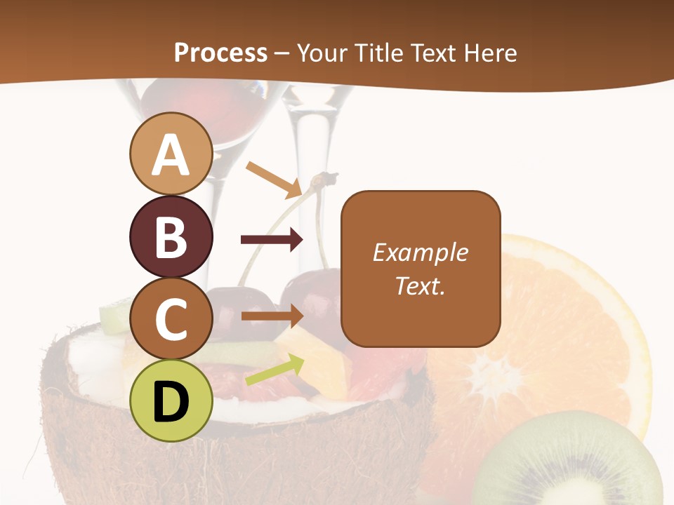 Meal Glass Martini PowerPoint Template