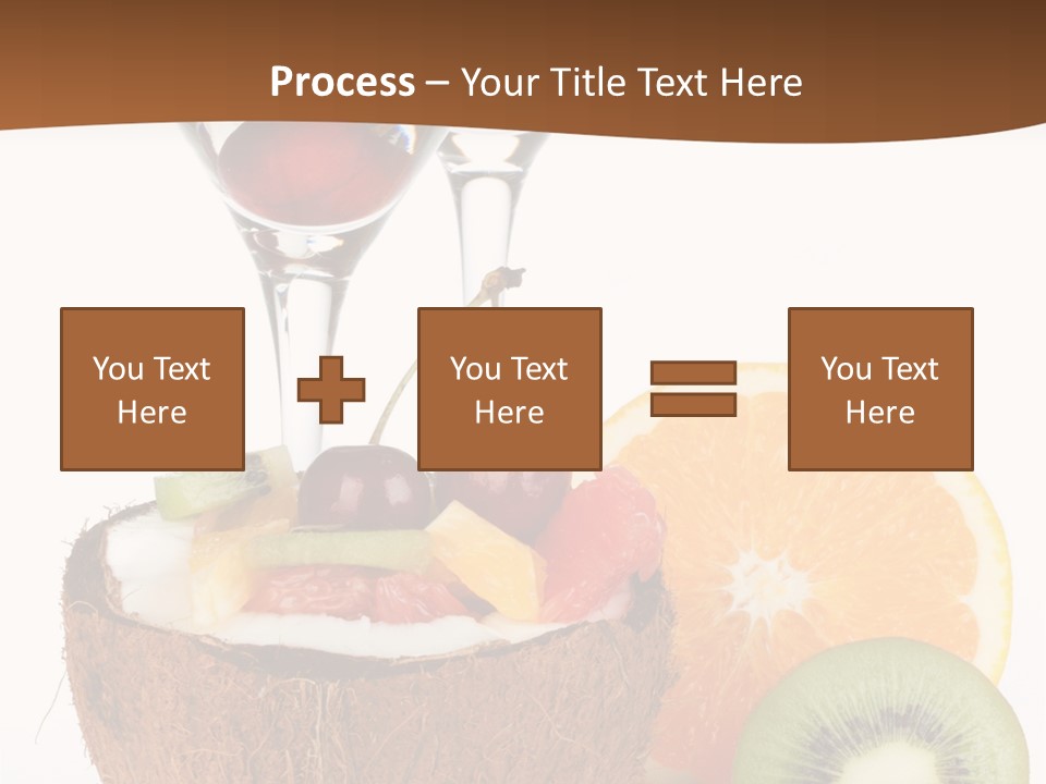 Meal Glass Martini PowerPoint Template