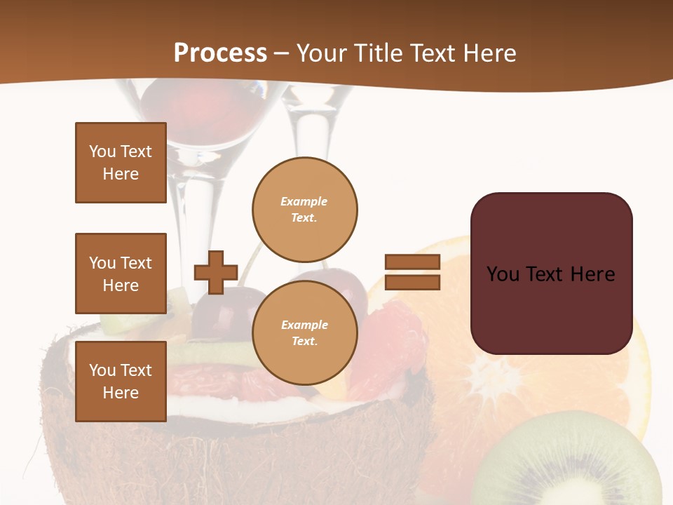 Meal Glass Martini PowerPoint Template