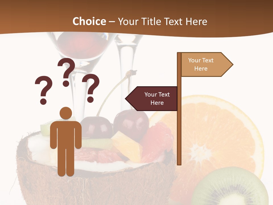 Meal Glass Martini PowerPoint Template