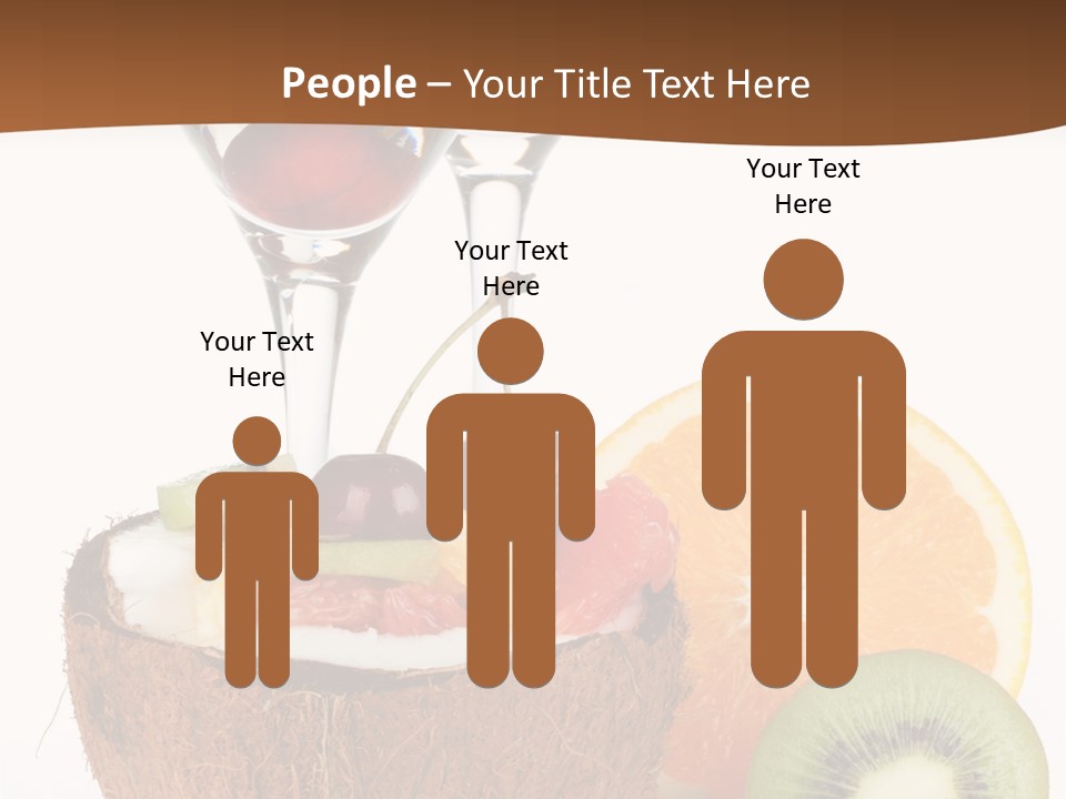 Meal Glass Martini PowerPoint Template