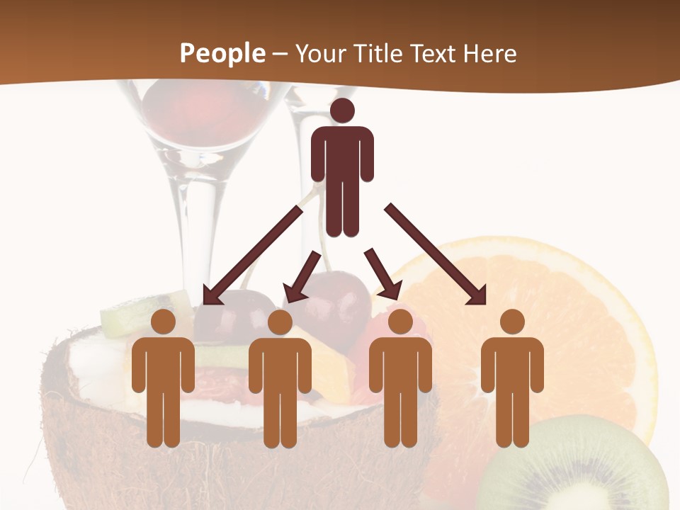 Meal Glass Martini PowerPoint Template