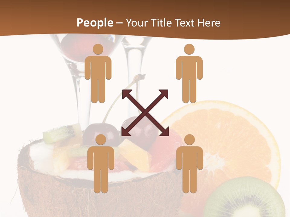 Meal Glass Martini PowerPoint Template