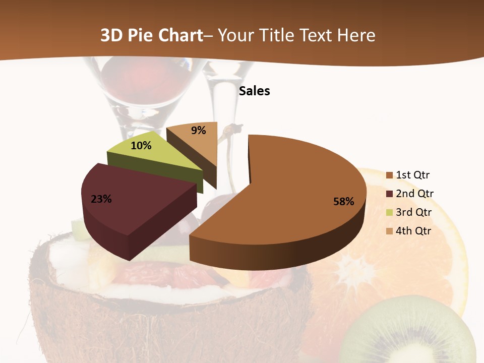 Meal Glass Martini PowerPoint Template