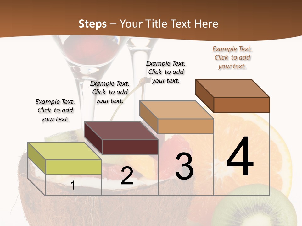 Meal Glass Martini PowerPoint Template