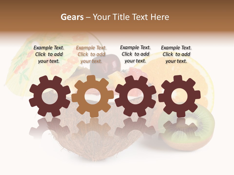 Delicious Useful White PowerPoint Template