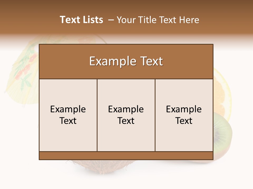 Delicious Useful White PowerPoint Template