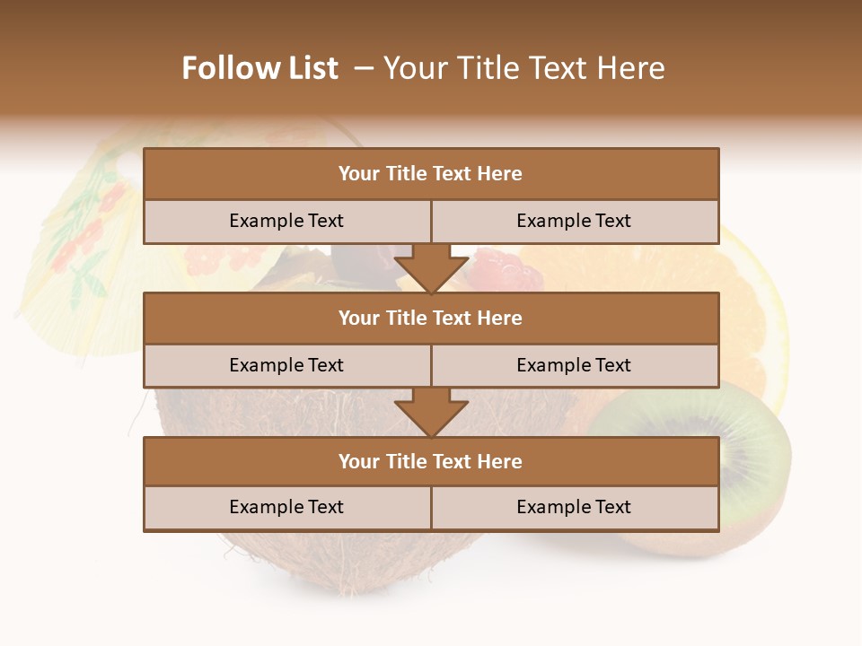 Delicious Useful White PowerPoint Template